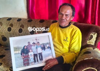 Aspik Nalole, warga berusia 53 tahun dari Kelurahan Pauwo, Kecamatan Kabila, Kabupaten Bone Bolango. Foto: Putra/Gopos.