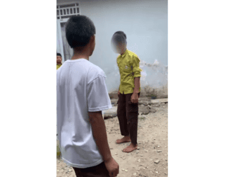 Cuplikan layar video yang beredar di jejaring media sosial