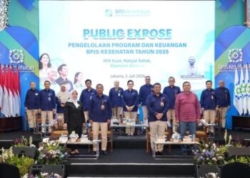 Public Expose Laporan Pengelolaan Program dan Laporan Keuangan BPJS Kesehatan Tahun 2025 di Jakarta, Kamis (2/7/2026). (Foto: Dok/Humas BPJS Kesehatan Cabang Pamekasan)