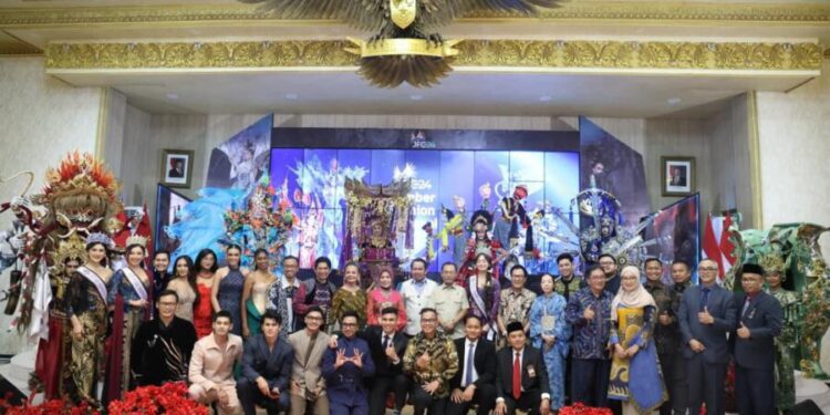 Bupati Jember, Gus Fawait saat pagelaran Red Carpet JFC 2026 di pendopo Wahyawiwahagraha.