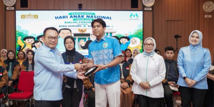Kantor Staf Presiden bersama Kementerian Pemberdayaan Perempuan dan Perlindungan Anak (PPPA) menggelar dialog interaktif bersama perwakilan Forum Anak Nasional (FAN) dan Forum Anak Daerah (FAD) Wilayah Jabodetabek di Gedung Bina Graha, Kompleks Istana Kepresidenan, Jakarta, Rabu (22/7/2026). (ANTARA/HO-KSP)