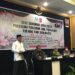 Sekda Iwan Mustapa saat membuka Rapat Koordinasi Lintas Sektor Pencegahan Perkawinan Anak, Pekerja Anak dan Anak Tidak Sekolah (ATS) yang dirangkaikan dengan Penenandatanganan Perjanjian Kerjasama antara Pengadilan Agama Suwawa dan Dinas Sosial P3APPKB tentang Perlindungan dan Pemenuhan Hak Perempuan dan Anak tingkat Kabupaten Bone Bolango Tahun 2026 di Grand Q Hotel Kota Gorontalo, Kamis (2/7/2026). (Foto Indra/Gopos)