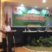 Sekretaris Daerah Bone Bolango, Iwan Mustapa saat menghadiri Evaluasi Pelaksanaan Cek Kesehatan Gratis (CKG) Bone Bolango di Grand Q Hotel Kota Gorontalo, Jumat (3/7/2026). (Foto Indra/Gopos)