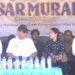 Anggota DPRD Provinsi Gorontalo, Yeyen Sidiki, turut hadir mengawal pelaksanaan pasar murah di Kecamatan Bone, Bone Bolango