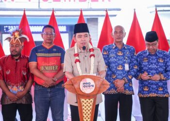 Bupati Jember Muhammad fawait saat di Pro Gus'e Update pada Jumat (17/7/2026)