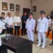 Bupati Boalemo, Rum Pagau, saat melantik tiga pj kepala desa, Rabu (8/7/2026) (Prokopim Boalemo)