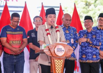 Bupati Jember Muhammad Fawait pada Pro Gus'e update.