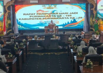 Sidang paripurna Hari Jadi Purwakarta, Senin (20/7/2026).