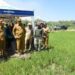 Gubernur Gorontalo Gusnar Ismail bersama Bupati Pohuwato Saiful Mbuinga meninjau langsung program cetak sawah baru di Desa Ayula, Kecamatan Randangan, Selasa (4/8/2026). (Foto : Haris-Diskominfotik)