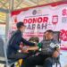 Lapas Kelas IIA Gorontalo mengawali langkah kemanusiaannya dengan melaksanakan donor darah.