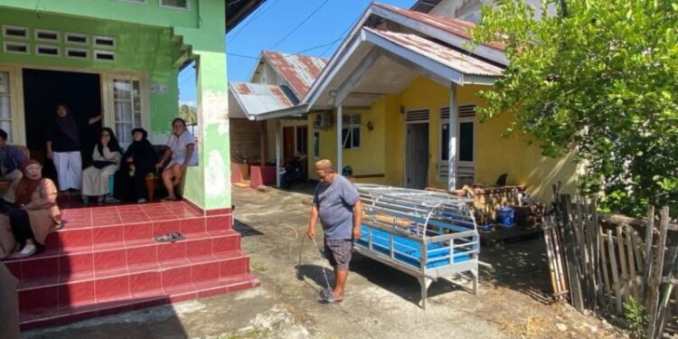 Kondisi terkini rumah duka korban.