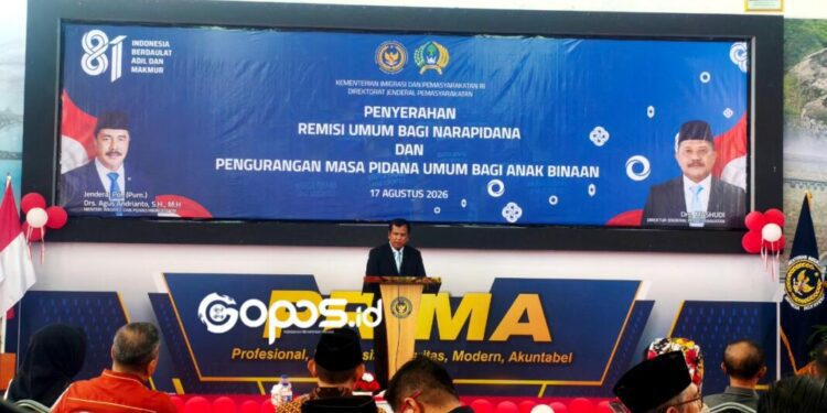 Kepala Kantor Wilayah Direktorat Jenderal Pemasyarakatan Gorontalo,  Bambang Haryanto