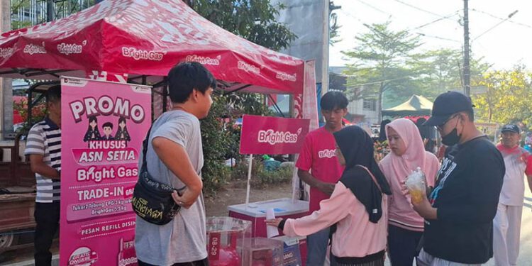 PT Pertamina Patra Niaga Regional Sulawesi kembali menggelar aktivasi dan promosi BrightGas pada kegiatan Car Free Day (CFD) di kawasan Boulevard Panakkukang, Makassar, Minggu (2/8/2026).