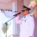 Bupati Boltara saat memimpin Upacara HUT RI ke-81 (Dok: Humas)