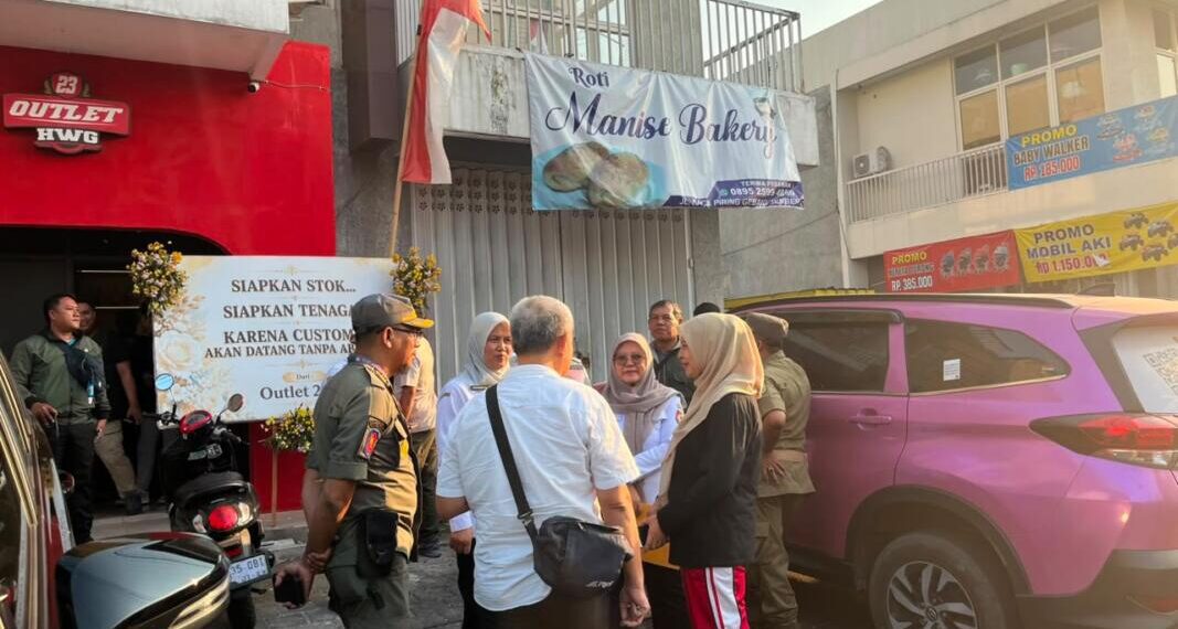 Gabungan Sidak Satpol PP, DPMPTSP, Diskopumdag