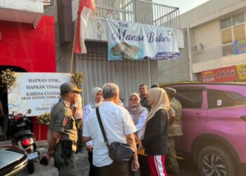 Gabungan Sidak Satpol PP, DPMPTSP, Diskopumdag