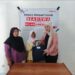 Posko pendaftaran beasiswa Milan Amrullah bekerjasama dengan Karang Taruna Bone Bolango dan Elnino Center.