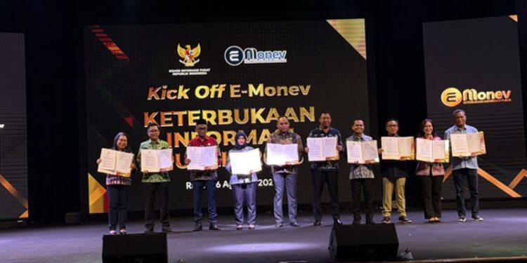 Dokumentasi Kick Off dan Sosialisasi Monitoring dan Evaluasi Keterbukaan Informasi Publik (Monev KIP) Tahun 2026. ANTARA/HO-KI Pusat