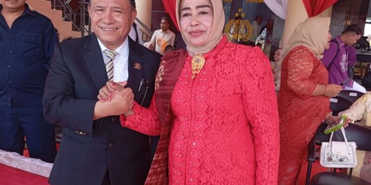 Momen ketua DPRD Pohuwato, Beni Nento- Suharsi Igirsa, fose bersama usai upacara HUT RI ke 81, Senin (17082026) (YusufGopos)