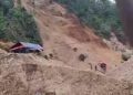 Kawasan Pertambangan Emas Tanpa Izin (PETI) DAM, Kabupaten Pohuwato, dilanda longsor pada Rabu (12/8/2026) sore.
