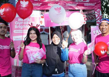 Pertamina Patra Niaga Regional Sulawesi melalui Sales Area Sulselbar bersama Agen LPG Non Subsidi (NPSO) Kota Makassar menggelar promo refiil dan trade in LPG ke Bright Gas.