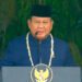 Tangkapan layar - Presiden Prabowo Subianto memimpin prosesi mengheningkan cipta pada upacara peringatan HUT ke-81 RI di Istana Merdeka, Jakarta, Senin (17/8/2026). (ANTARA/YouTube Sekretariat Presiden/Fathur Rochman)