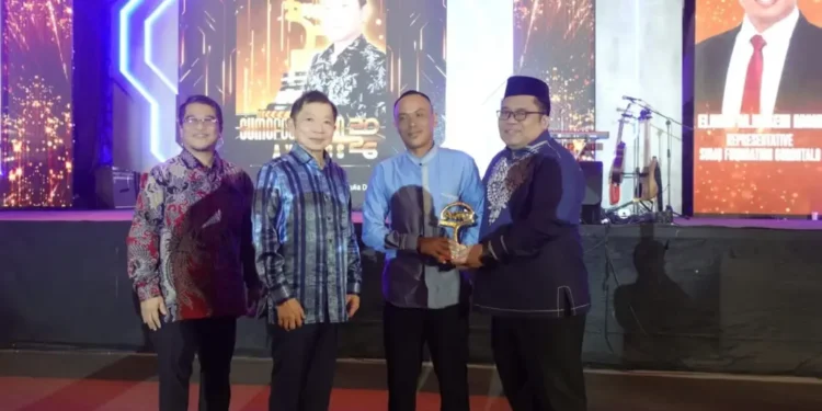 Yayasan Suharso Monoarfa atau SUMO Foundation bekerja sama dengan Elnino Center dalam kegiatan yang berlangsung di Ballroom Hotel Grand Sumberia, Kota Gorontalo, Kamis (20/8/2026).