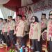 Bupati Boalemo, Rum Pagau, menghadiri hari pramuka, di Kecamatan Wonosari. (Prokopim Boalemo)