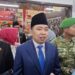 Bupati Jember Muhammad Fawait usai mengikuti pidato kepresidenan di gedung DPRD Jember
