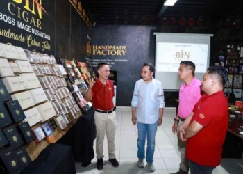 Bupati Jember Muhammad fawait Berama Direktur Utama BIN Cigar Febrian Ananta Kahar
