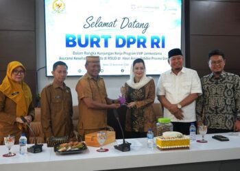 Kunjungan BURT DPR RI ke RSUD dr Hasri Ainun Habibie Provinsi Gorontalo, Senin (21/9/2026).