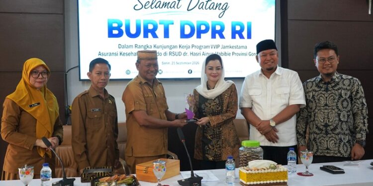 Kunjungan BURT DPR RI ke RSUD dr Hasri Ainun Habibie Provinsi Gorontalo, Senin (21/9/2026).