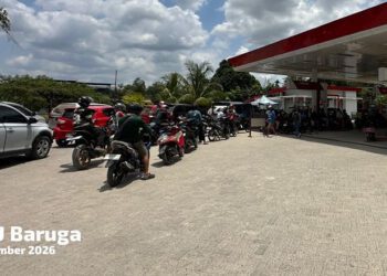 Antrean Pertalite di Kendari mulai melandai.