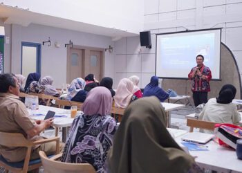 Pelatihan pertama UMK Academy 2026 yang digelar Selasa (29/9) di Kecamatan Mamajang, Kota Makassar