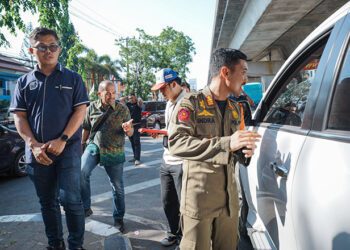 Pengawasan penyaluran BBM subsidi kembali dilakukan Pertamina bersama tim gabungan di SPBU Pettarani, Kota Makassar, Jumat (4/9).