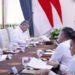 Presiden Prabowo Subianto memimpin rapat terbatas mengenai BPJS Kesehatan di Istana Kepresidenan RI, Jakarta, Senin (28/9/2026). ANTARA/HO-Tim Media Presiden Prabowo Subianto.