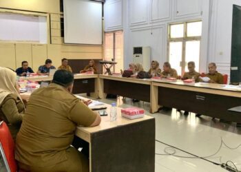 FGD I KPJU Unggulan 2026 digelar Bappeda Litbang Bone Bolango bersama Bank Indonesia dan PUSKAPPEK di Ruang Rapat Bappeda, Selasa (29/9/2026).