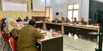 FGD I KPJU Unggulan 2026 digelar Bappeda Litbang Bone Bolango bersama Bank Indonesia dan PUSKAPPEK di Ruang Rapat Bappeda, Selasa (29/9/2026).