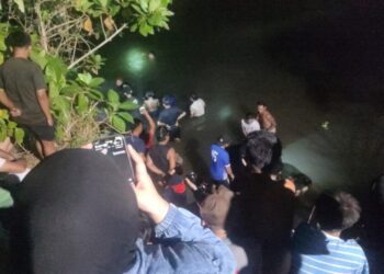 Lokasi hilangnya kedua Korban saat mandi di sungai. (Istimewa)