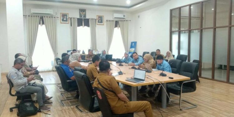 Entry Meeting Pelaksanaan Pengawasan Penyelenggaraan Pemerintahan Daerah se-Provinsi Gorontalo yang dilaksanakan di Kabupaten Bone Bolango, Selasa (13/10/2026). (Foto Sukardi/Diskominfo)