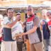 Area Manager Communication, Relation, & CSR Pertamina Patra Niaga Regional Sulawesi Lilik Hardiyanto menyerahkan secara simbolis bantuan paket sembako untuk warga prasejahtera di Kota Makassar, Sulawesi Selatan, Selasa (6/10/2026).