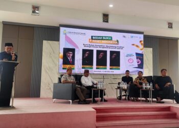 Bedah buku Reset Indonesia bertajuk “Bumi Bukan Komoditas: Menimbang Keadilan Ekologis dalam Perspektif Ekonomi Syariah” oleh Jurusan Hukum Ekonomi Syariah, Fakultas Syariah, UIN Sultan Amai Gorontalo, Minggu (11/10/2026)