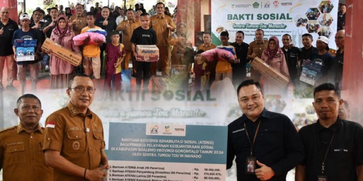 Wakil Bupati Boalemo, Lahmuddin Hambali, menerima ATENSI, (Prokopim Boalemo)