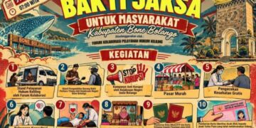 Kejaksaan Negeri Bone Bolango menghadirkan 14 layanan, mulai dari pelayanan hukum dan kesehatan gratis hingga penataan aset daerah melalui program Bakti Jaksa untuk Masyarakat di Center Point Bone Bolango, Kamis (5/11/2026) mendatang.